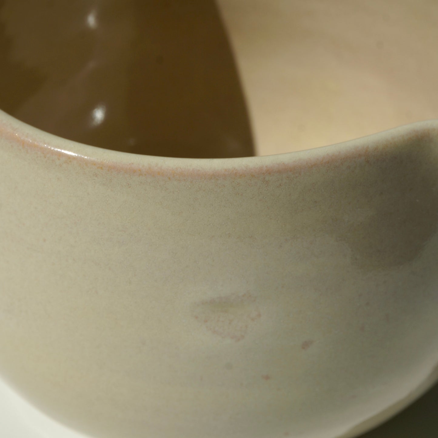 Matcha Bowl, Peach Sherbet (SECONDS)