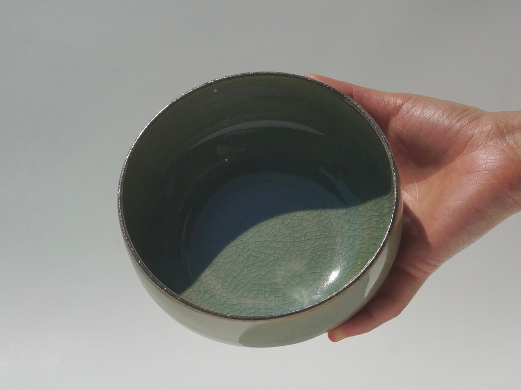 SECONDS Low bowl, Celadon