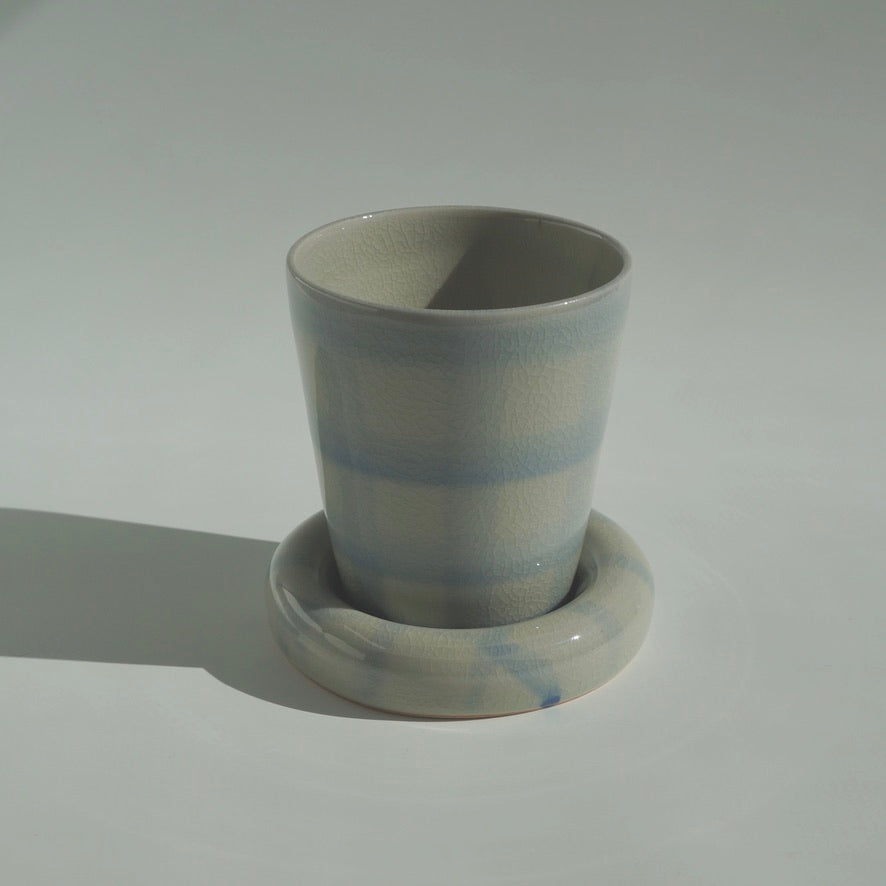 Mini bubble dish, Picnic blue