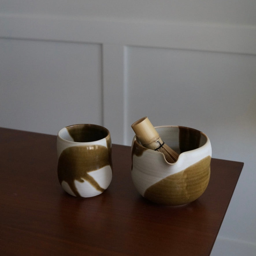 Bubble Matcha Bowl, Amber