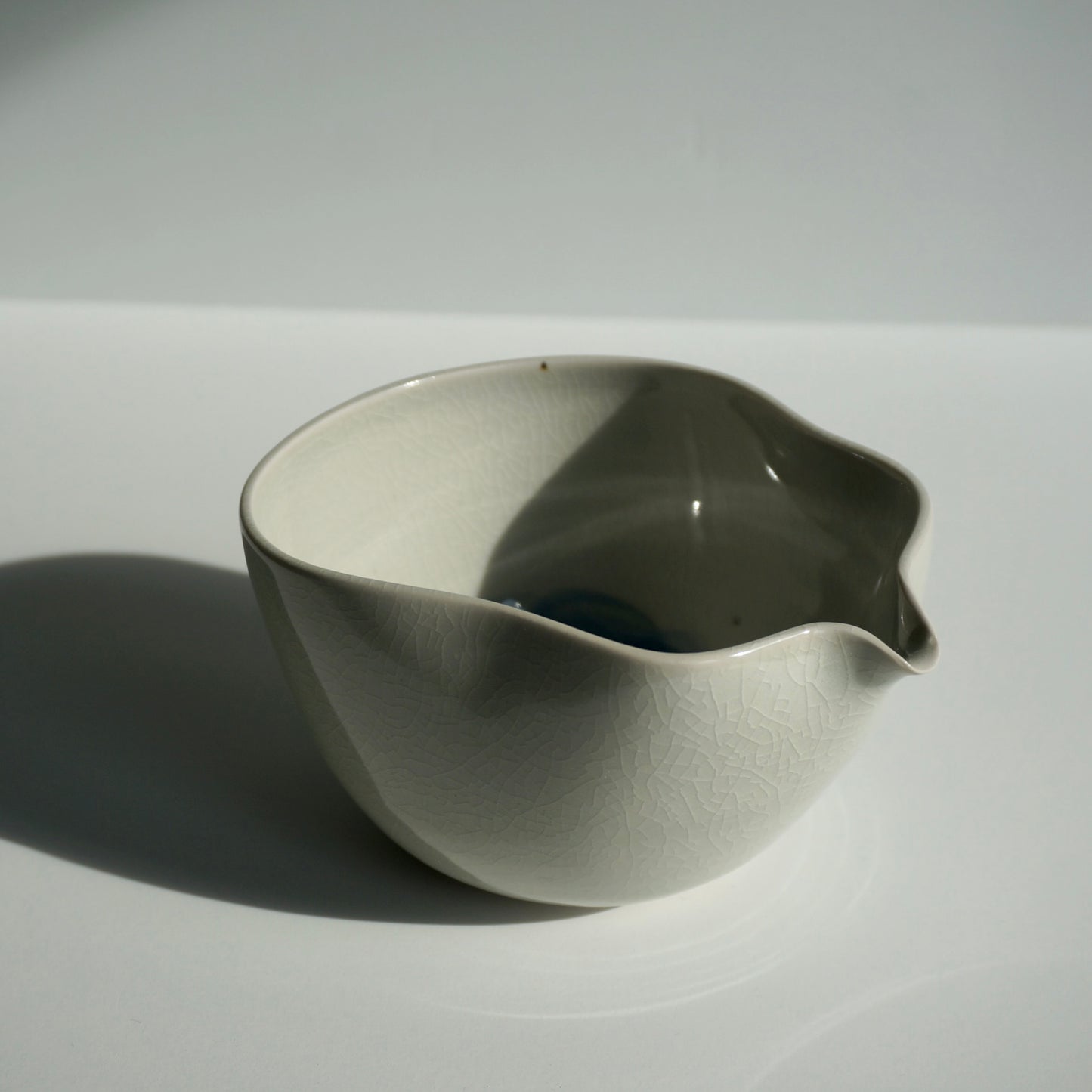 Wavy Matcha Bowl, Icy Periwinkle