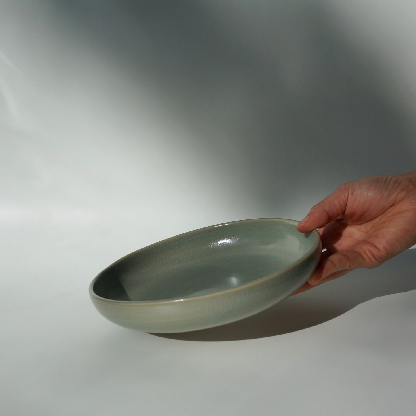 Small blate, Celadon