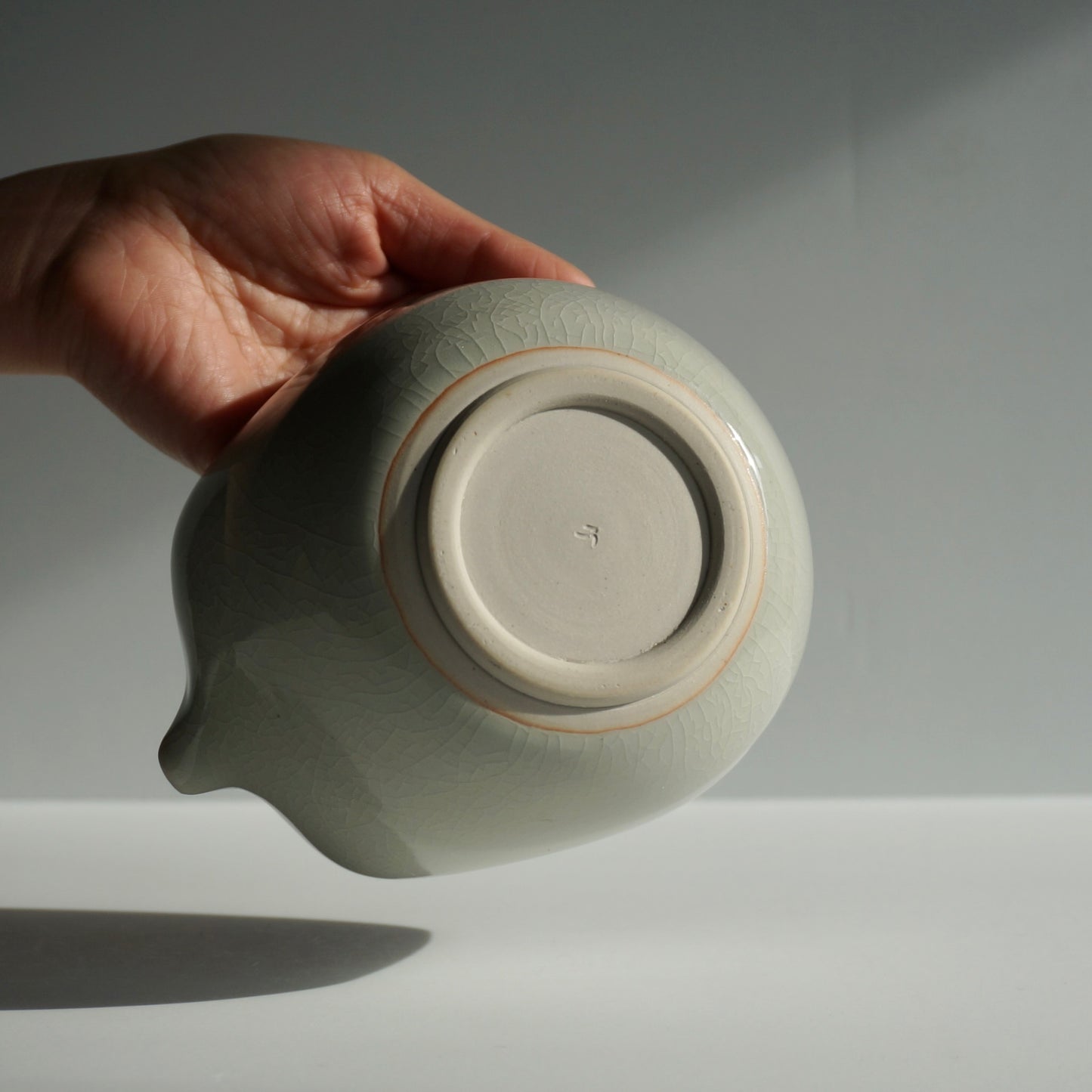 Wavy Matcha Bowl, Icy Periwinkle