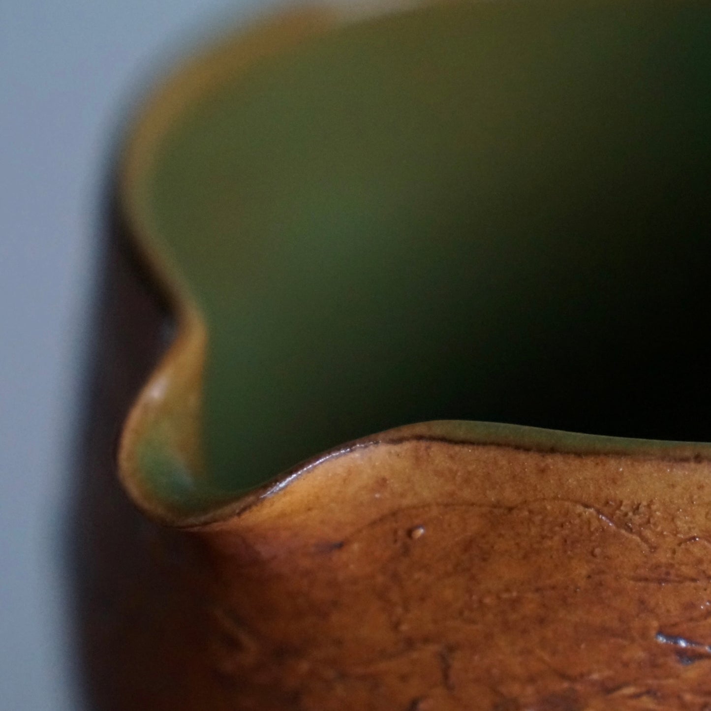 Matcha Bowl, Copper emerald