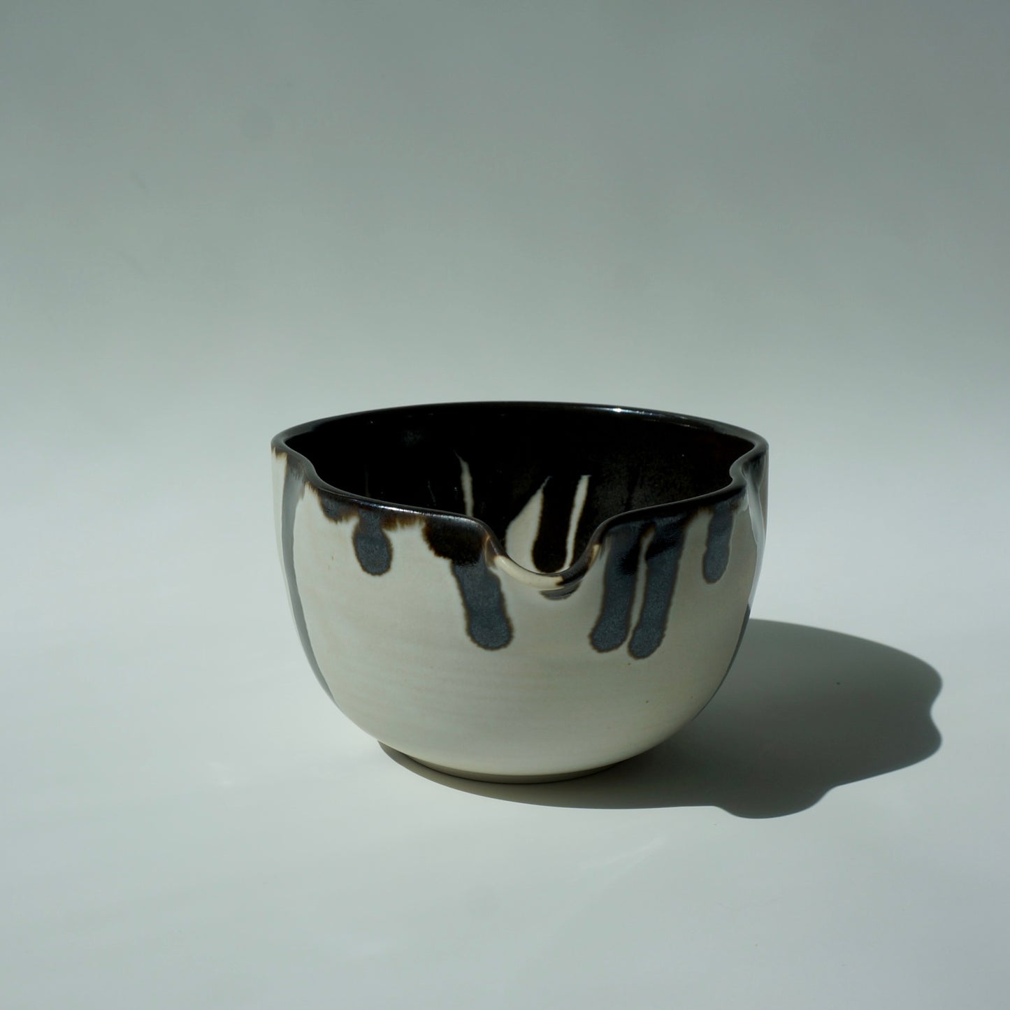 Wavy Matcha Bowl, Onyx melt