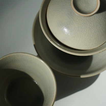 Celadon gaiwan set 02