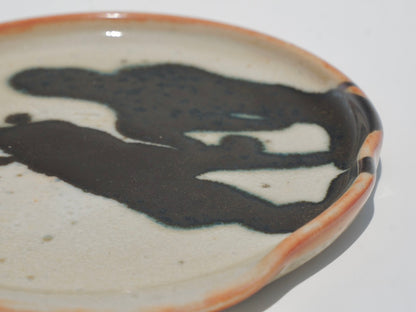 Wavy spoon rest, Shino 01