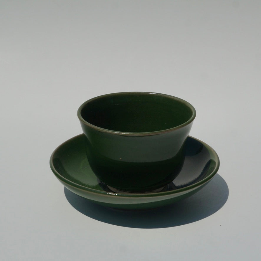 Teacup and saucer 01, Koicha