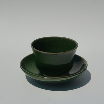 Teacup and saucer 01, Koicha
