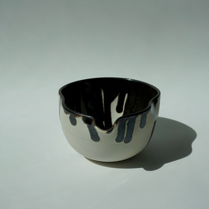 Wavy Matcha Bowl, Onyx melt