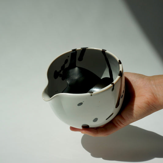 Matcha Bowl, Gloss white/onyx