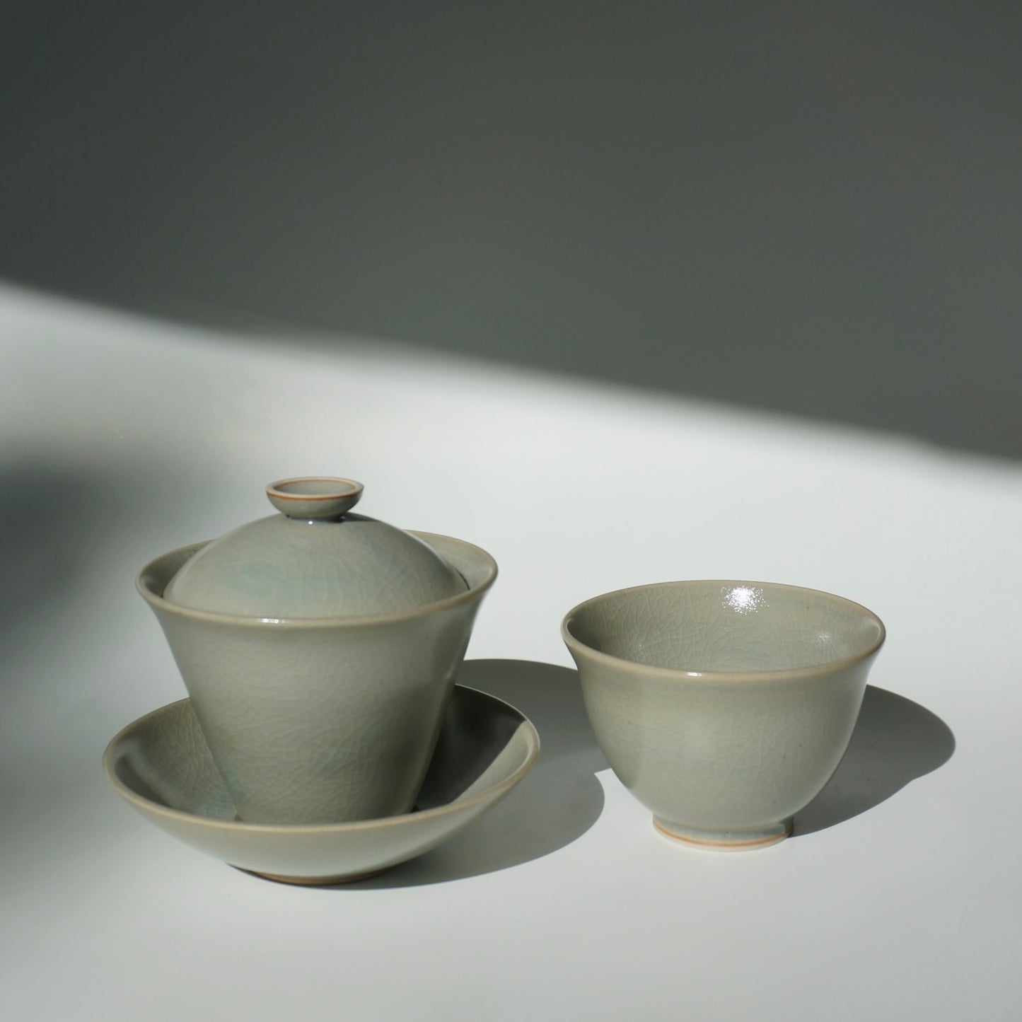 Celadon gaiwan set 01