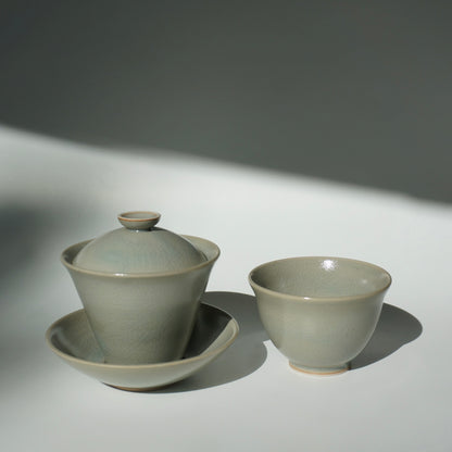 Celadon gaiwan set 01
