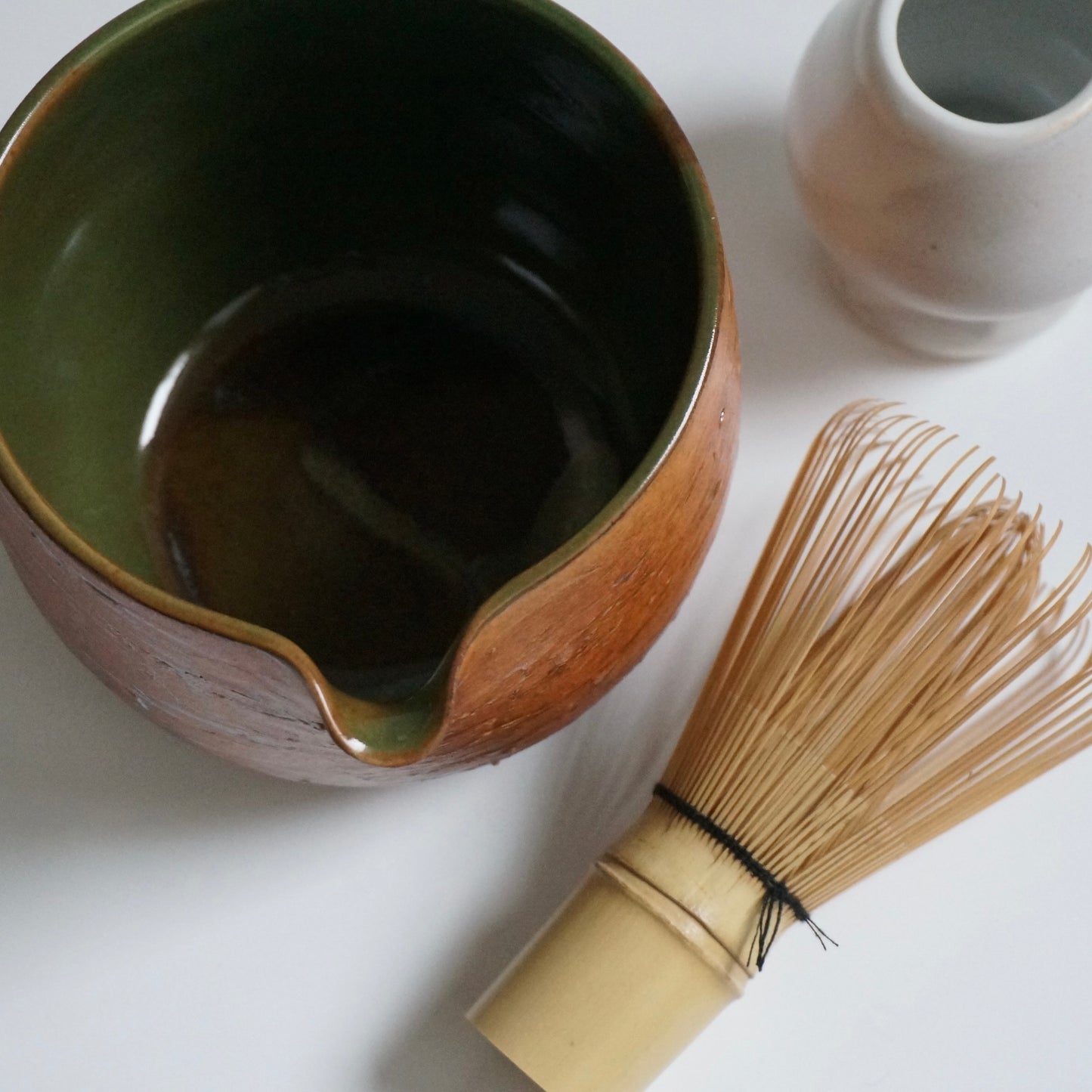 Matcha Bowl, Copper emerald