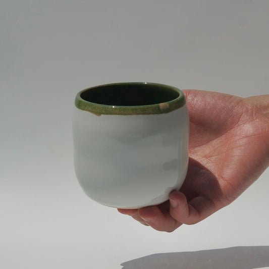 Bubble cup, Koicha/Gloss white