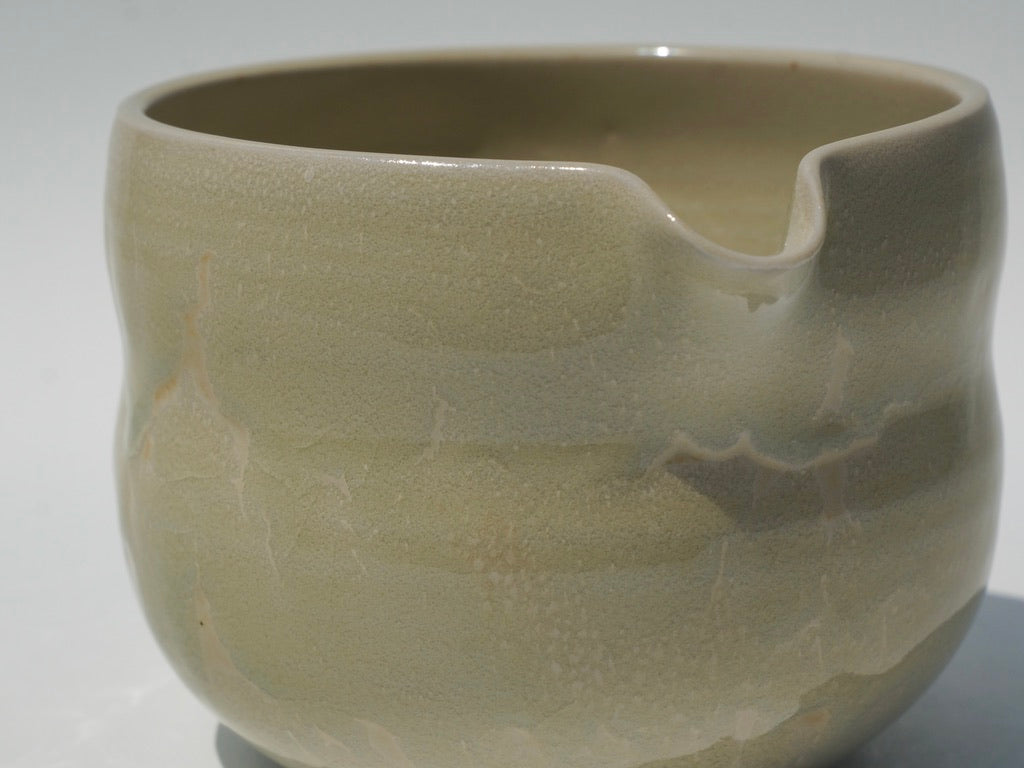 SECONDS, Bubble matcha bowl, Mottled yellow