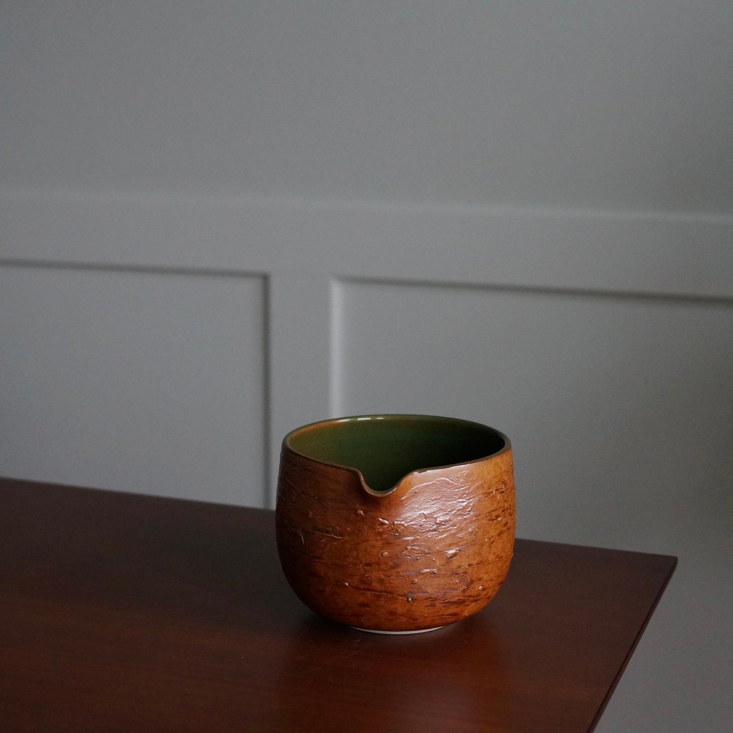 Matcha Bowl, Copper emerald