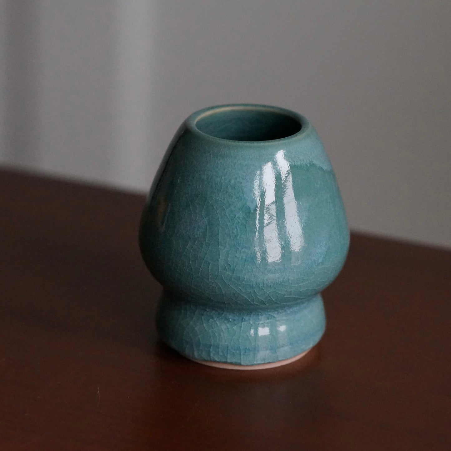 Matcha whisk holder, Jade crackle