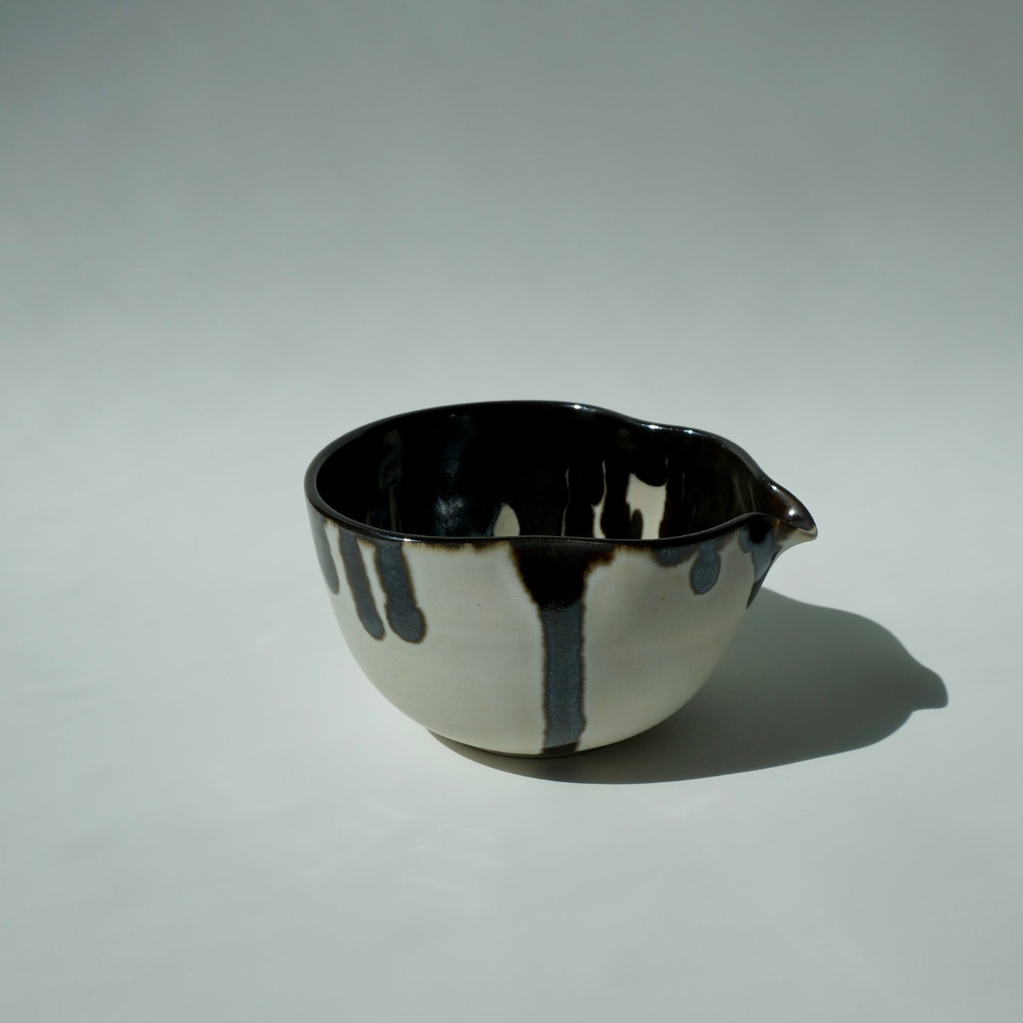 Wavy Matcha Bowl, Onyx melt