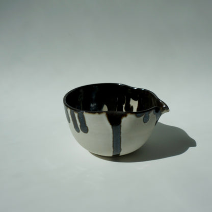 Wavy Matcha Bowl, Onyx melt