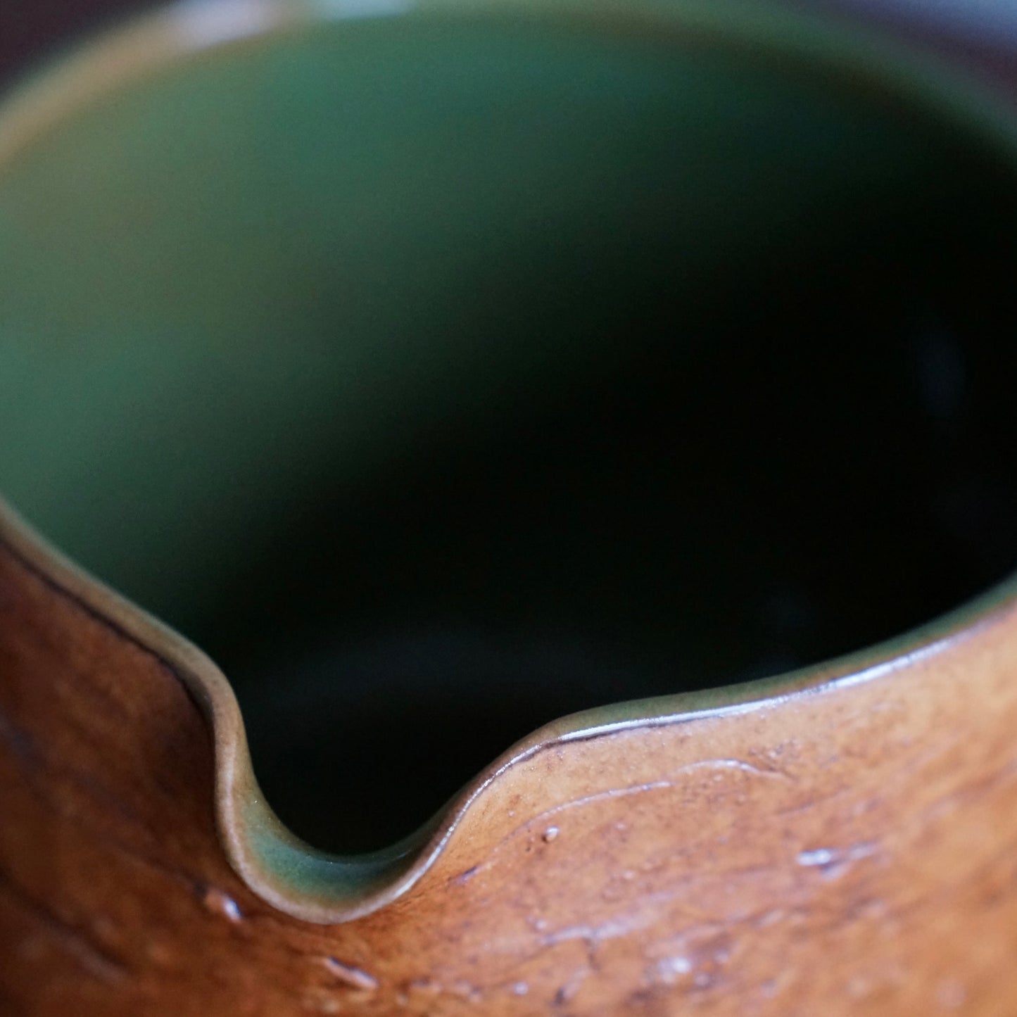 Matcha Bowl, Copper emerald