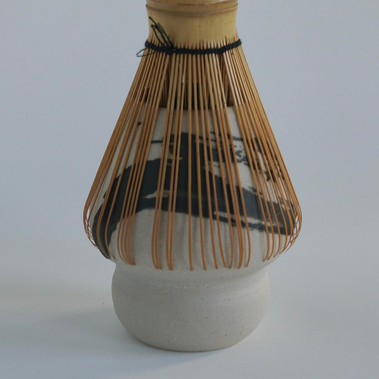Matcha whisk holder, Hakeme satin black
