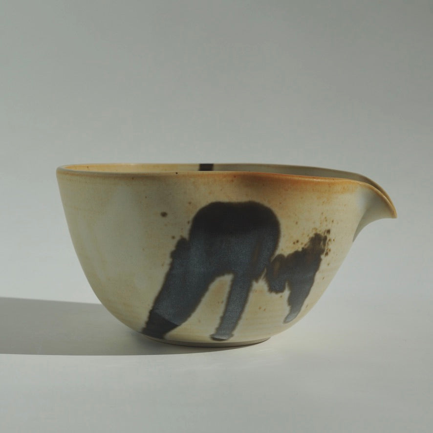 Wavy Matcha Bowl, Onyx