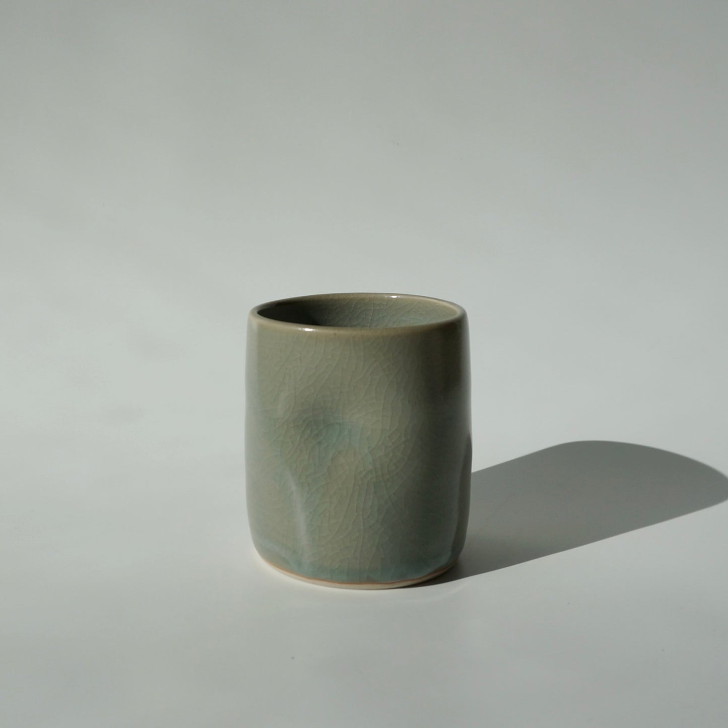 Dimple cup, Celadon