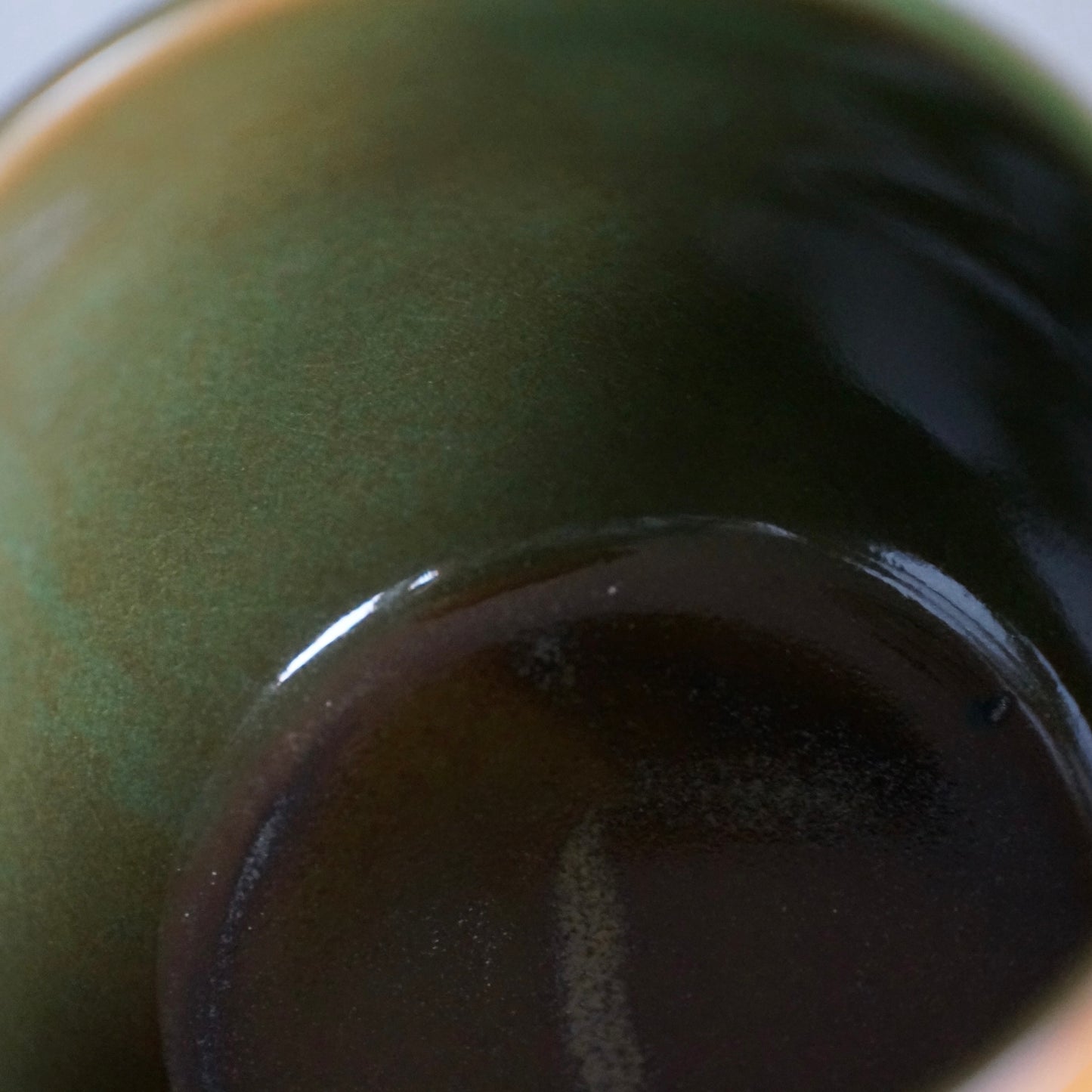Matcha Bowl, Copper emerald