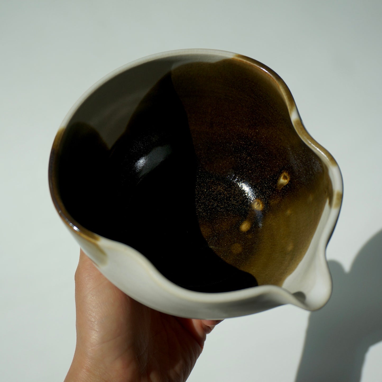 Wavy Matcha Bowl, Amber