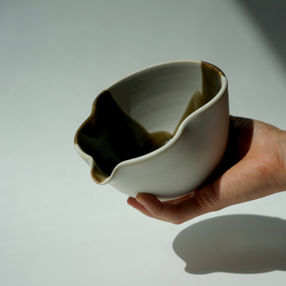 Wavy Matcha Bowl, Amber