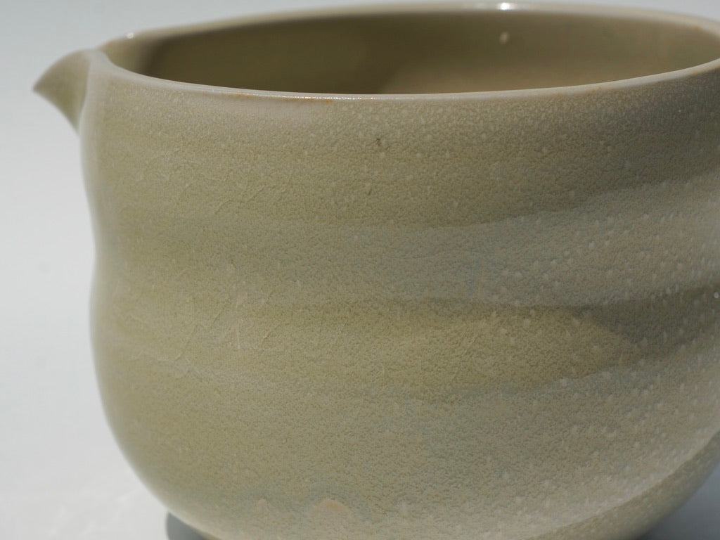 SECONDS, Bubble matcha bowl, Mottled yellow