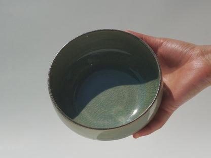 SECONDS Low bowl, Celadon