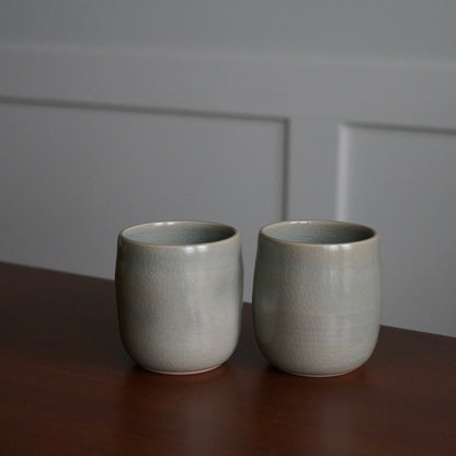 Small dimple cup, celadon