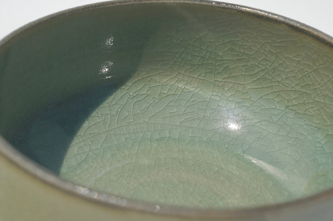 SECONDS Low bowl, Celadon