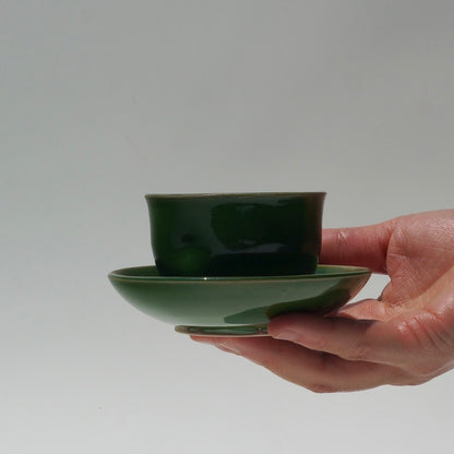 Teacup and saucer 01, Koicha