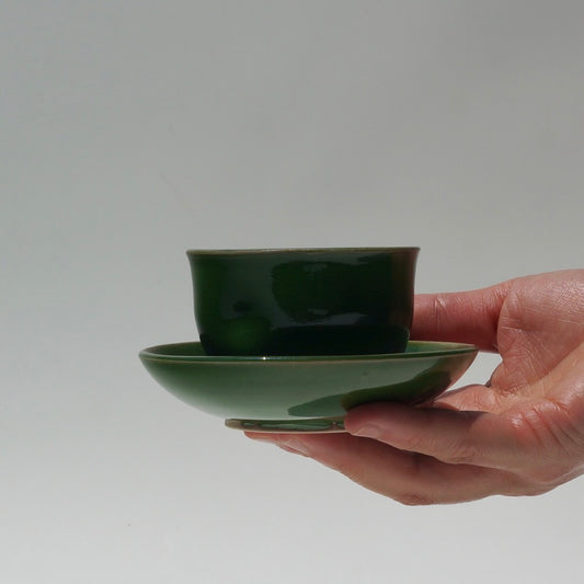 Teacup and saucer 01, Koicha
