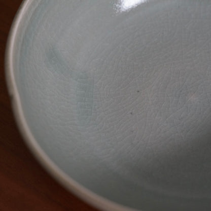 Petal bowl, celadon (MADE TO ORDER)