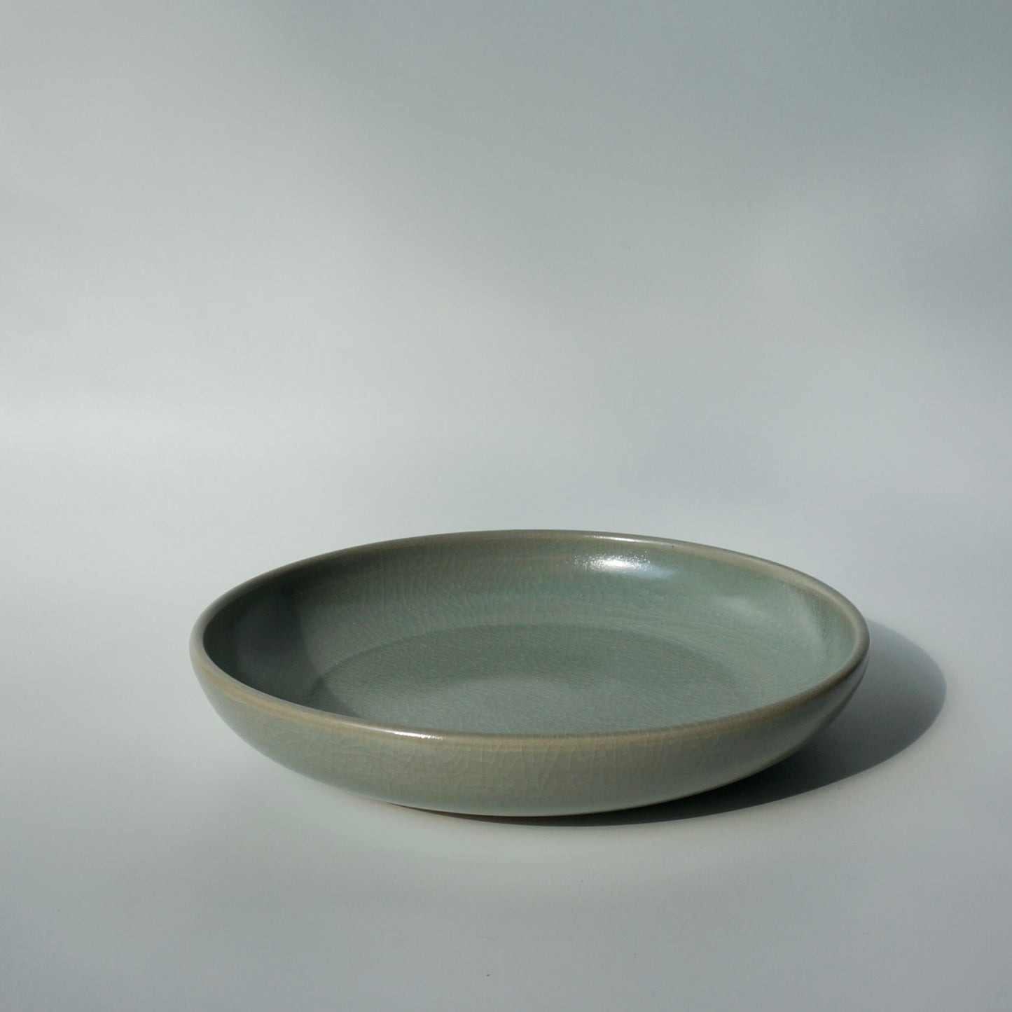 Small blate, Celadon