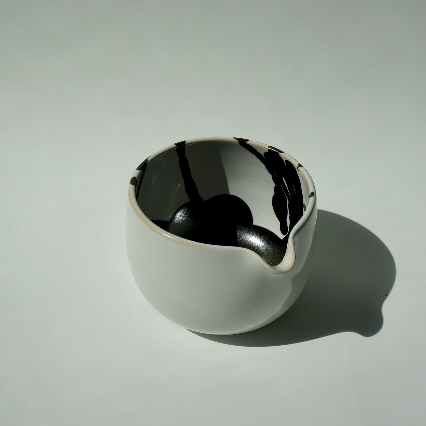 Matcha Bowl, Gloss white/onyx