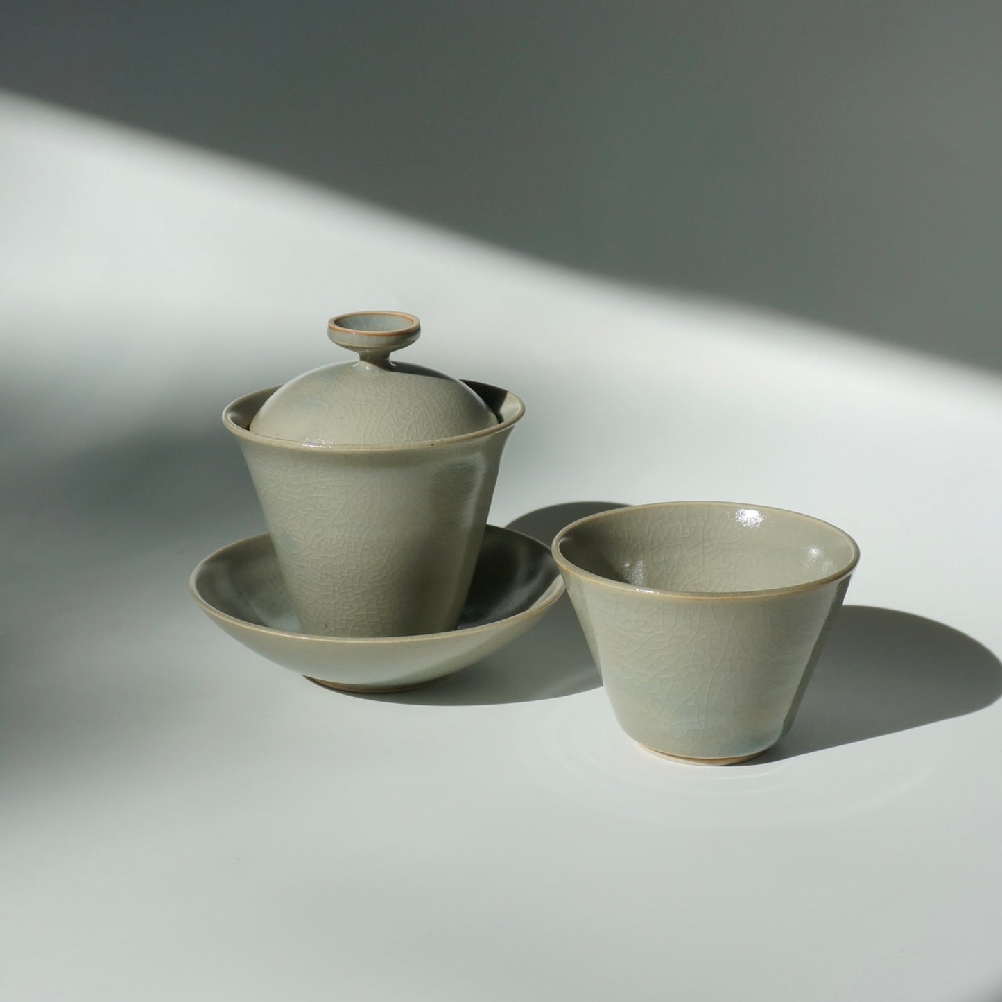 Celadon gaiwan set 02