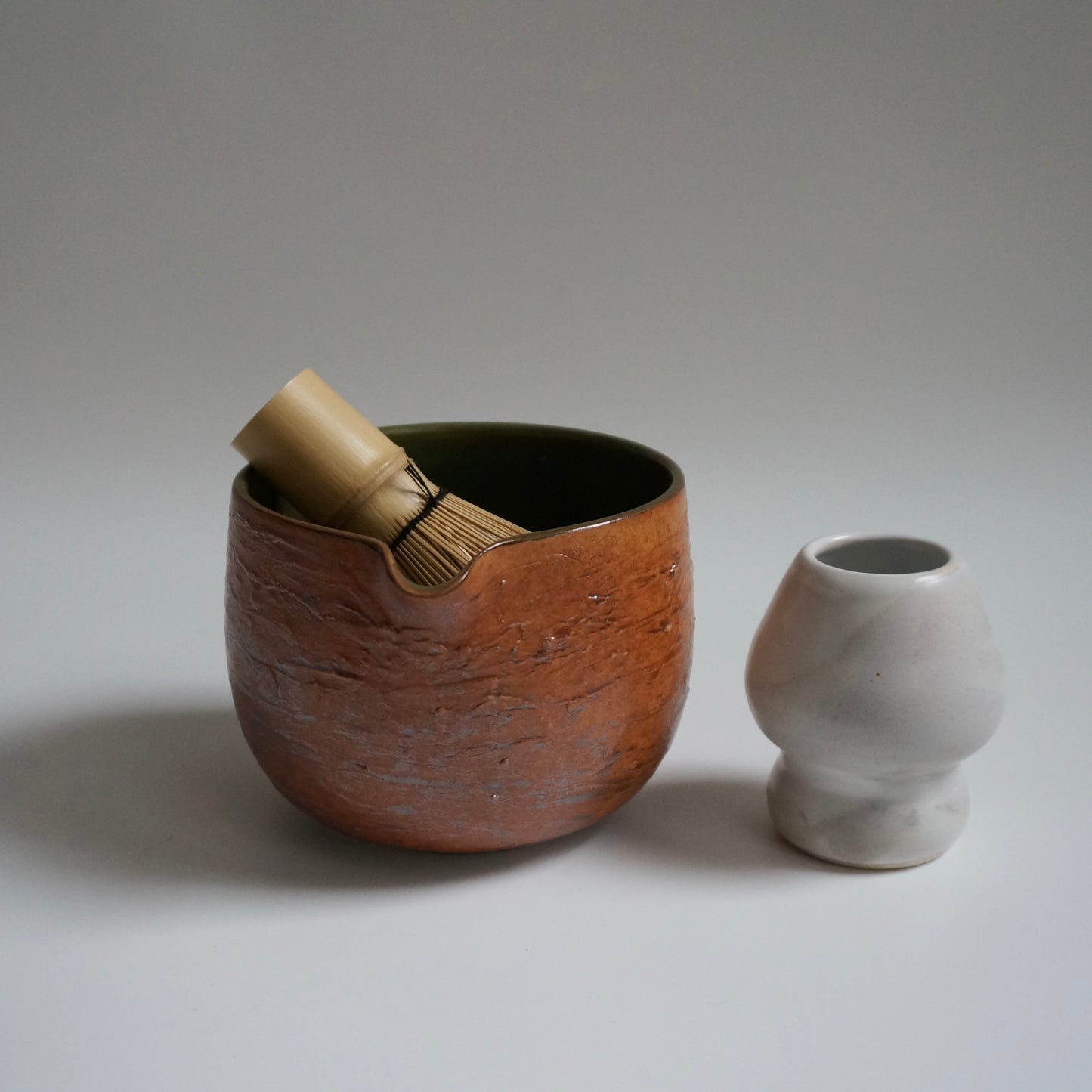 Matcha Bowl, Copper emerald