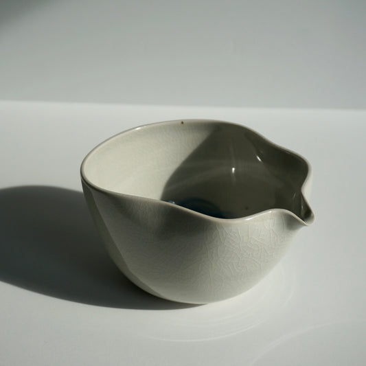 Wavy Matcha Bowl, Icy Periwinkle
