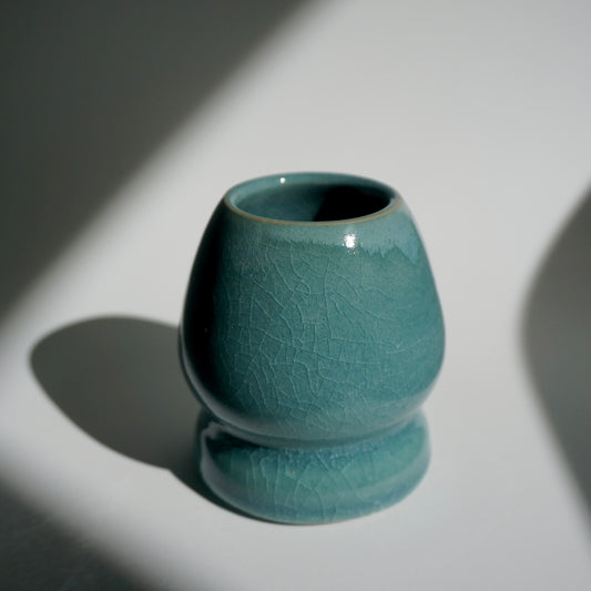 Matcha whisk holder, Jade crackle