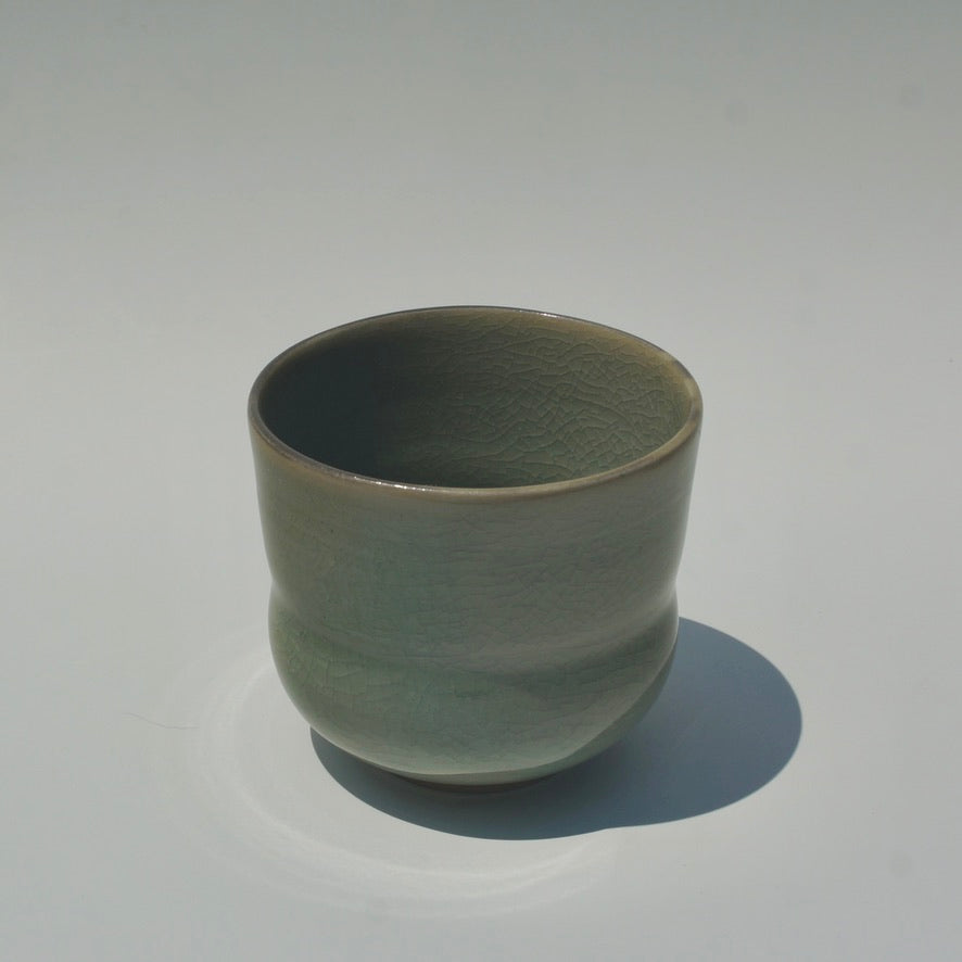 Latte bubble cup, celadon