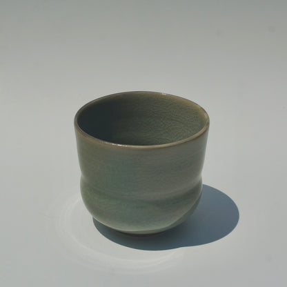 Latte bubble cup, celadon