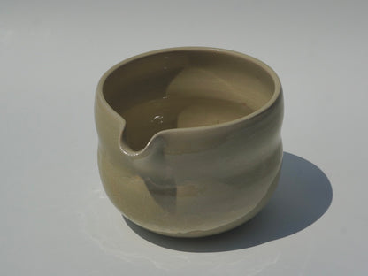SECONDS, Bubble matcha bowl, Mottled yellow