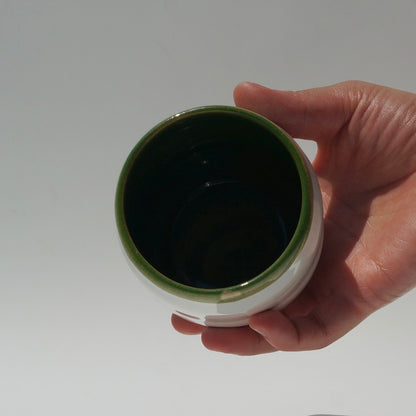 Bubble cup, Koicha/Gloss white