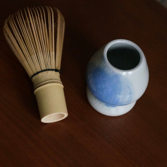 Matcha whisk holder, Icy periwinkle