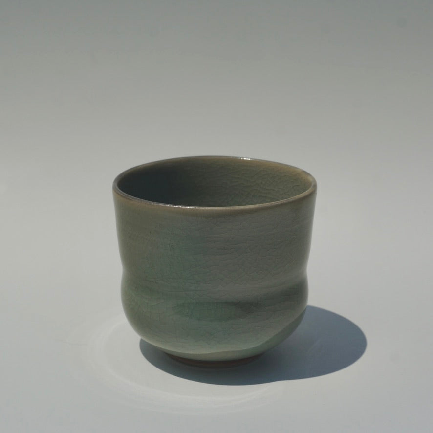 Latte bubble cup, celadon